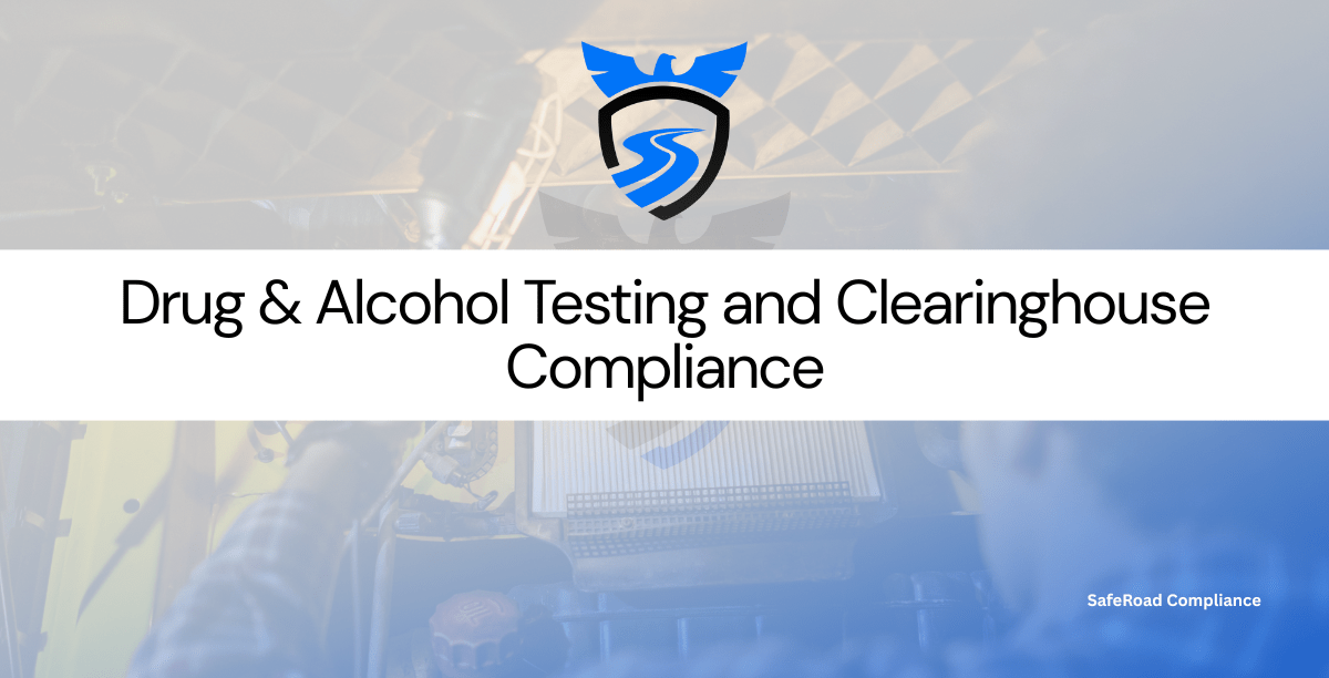 DOT drug and alcohol testing program requirements and recordkeeping.